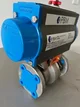 View PBM 1.5 Inch ANSI 150 Flanged Ball Valve ANH-G1L-K-F388 with Pneumatic Actuator PAVC-L453-S-0100 image 7