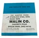 View Malin Stainless Steel Spring Wire Type 302/304, 0.035" Diameter, 1/4 lb Coil, Model 22047 image 4